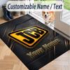 Custom Text Printed Rug JCB Non Slip Floor Carpet For Home Room Decor