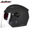 Genuine JIEKAI Helmet Motorcycle Motorbike Dual Lens Summer Winter Open Face Helmet Moto Capacete Para Motocicleta Casco516