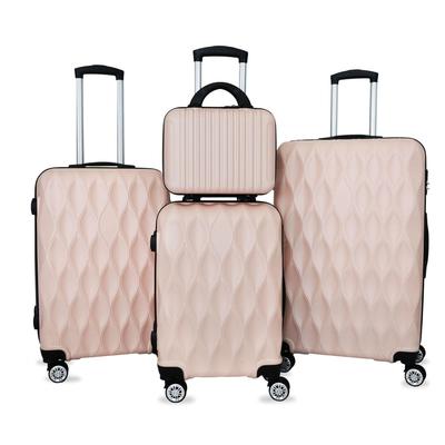 Universal Trolley Case Set: 28"/24"/20"/12" ABS Luggage with Wheels