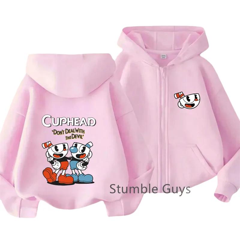 Children's Cardigan Hoodie Zipper Style Sweatshirt Boys Girls3-12Yrs Brand Sports Top Casual Fashion Charming Loose Coat Clothes