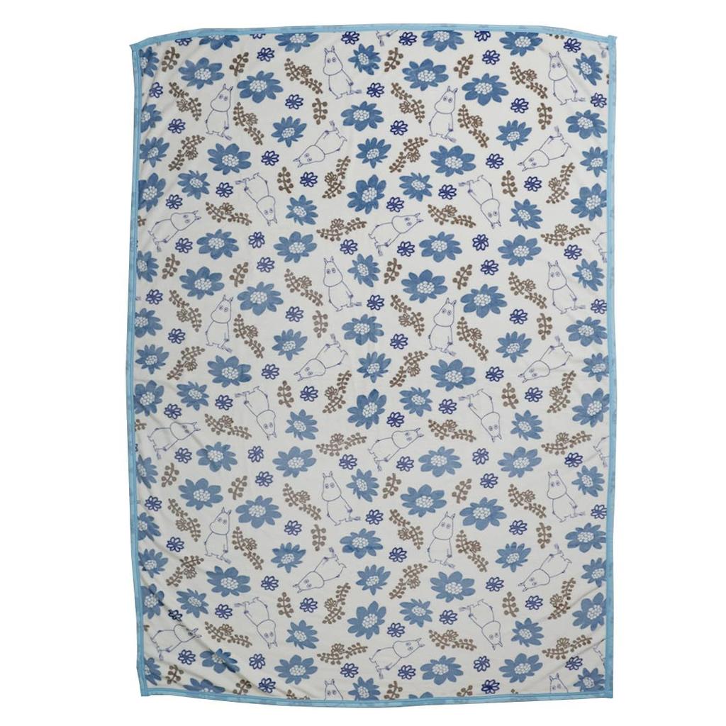 Marushin Moomin Herbal Blue Cute Character Fluffy and 1475014400 Blanket, Blanket, Stylish,