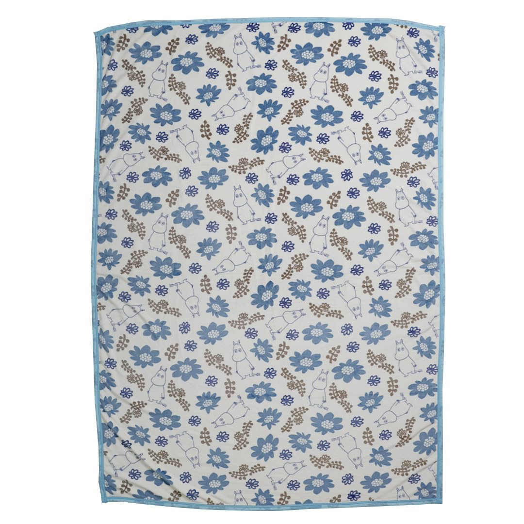 

Marushin Moomin Herbal Blue Blanket, Cute Character Blanket, Fluffy and Stylish, 1475014400