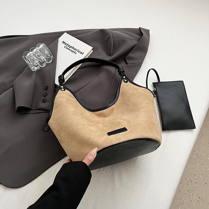 Chic Vintage Handbag For Women 2023 New Seasonal High Quality Cross-border Style Purse хаки
