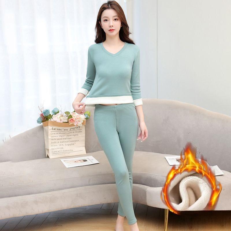 Modal Thermal Underwear, Long Johns, Women's Set, Shaping T-shirt, Large Size Base Layer, Cotton Sweater, Body Shaping, Winter Thermal Underwear