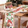 Christmas Table Runner Christmas Party Decoration 2025 Xmas Santa Claus Snowman Table Runner Navidad Natal New Year Gift 2026