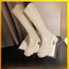 Women High Tall Boots With Waterproof Platform For Winter Fashion