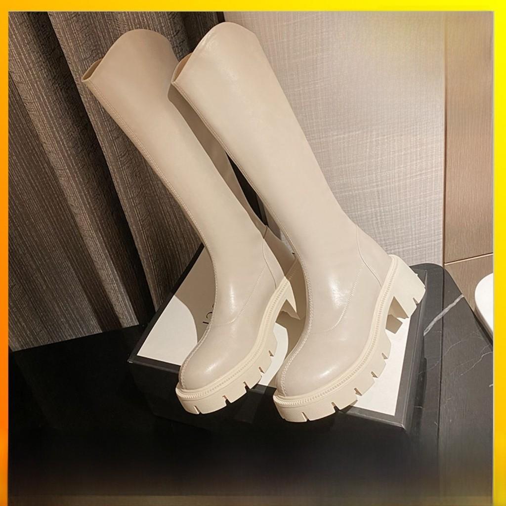 Women High Tall Boots With Waterproof Platform For Winter Fashion