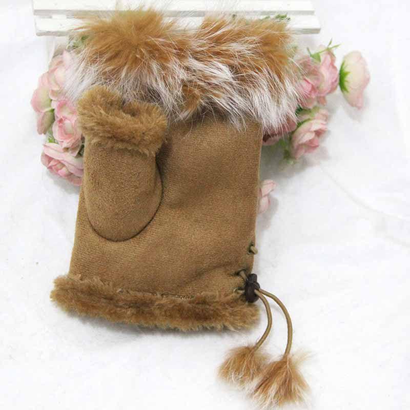 Halbe Paar 1-Finger-Handschuhe BTS Kpop Warme Handschuhe Schnürhandschuhe Fingerlos Neue Handschuhe