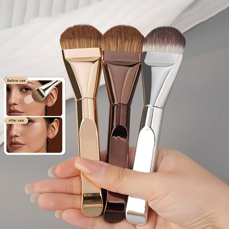 Flat-Headed Foundation Brush Professional Portable And Easy-To-Clean Makeup Brush