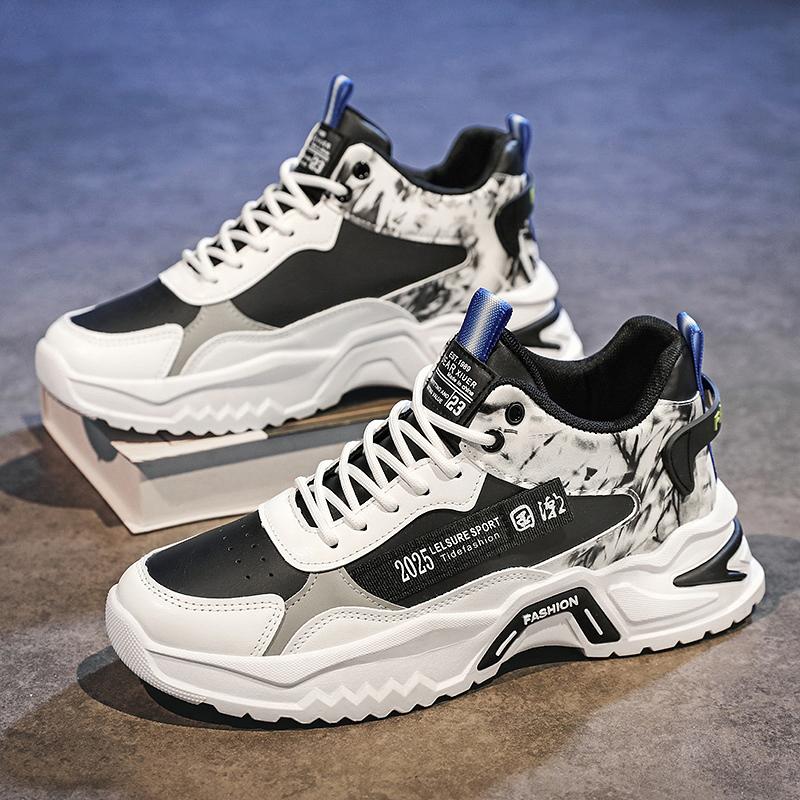 Fashion 2025 Luxury Men's Vulcanized Shoes Summer Casual Sneaker for Men Outdoor Running Platform Designer Skateboard Tenis Masculino