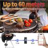Rechargeable Smart Bluetooth 800FT Long Range Digital Wireless Kitchen Food Steak BBQ Meat Thermometer with Waterproof Probe