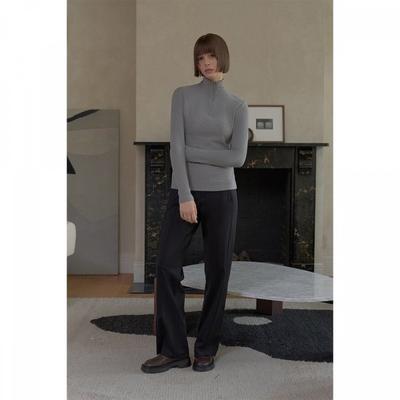 Easy Half Elastic Waistband Pants