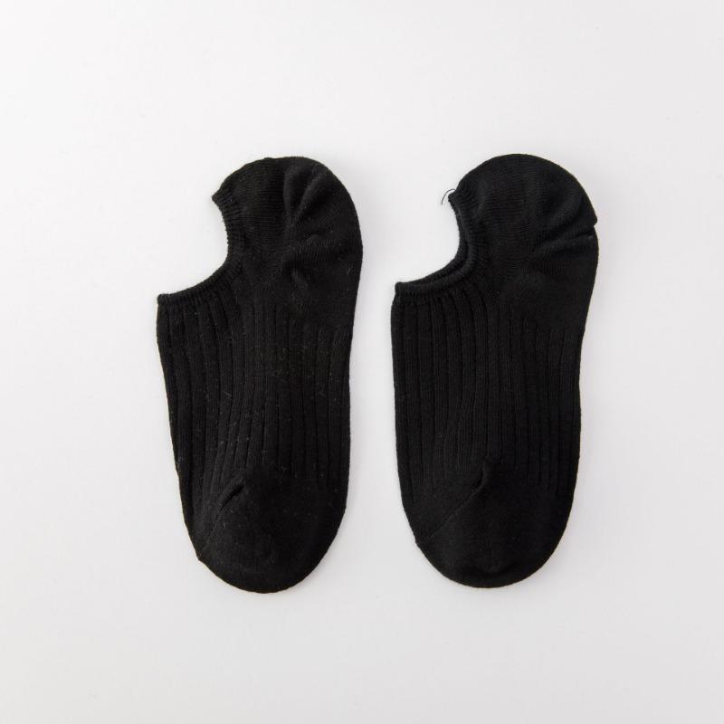 Female Spring and Summer Thin Cotton Shallow Mouth Invisible Non Slip Heel Socks