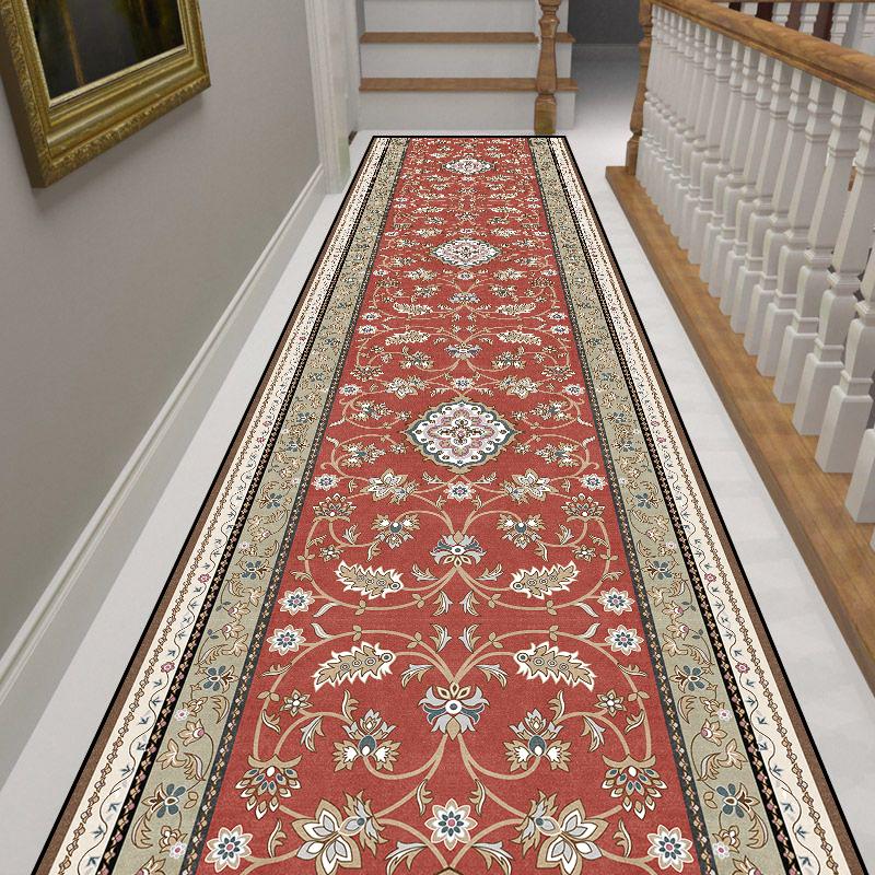 Bohemian Long Corridor Carpet Luxury European Decoration Hallway Rug Non-slip Easy Cleaning Floor Mat Stairway Runners Carpets