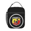 Abarth C Cool Isolierte Lunchtasche für Damen Kinder Auslaufsichere Lebensmittelboxen Thermische Lunchbox Tragetasche