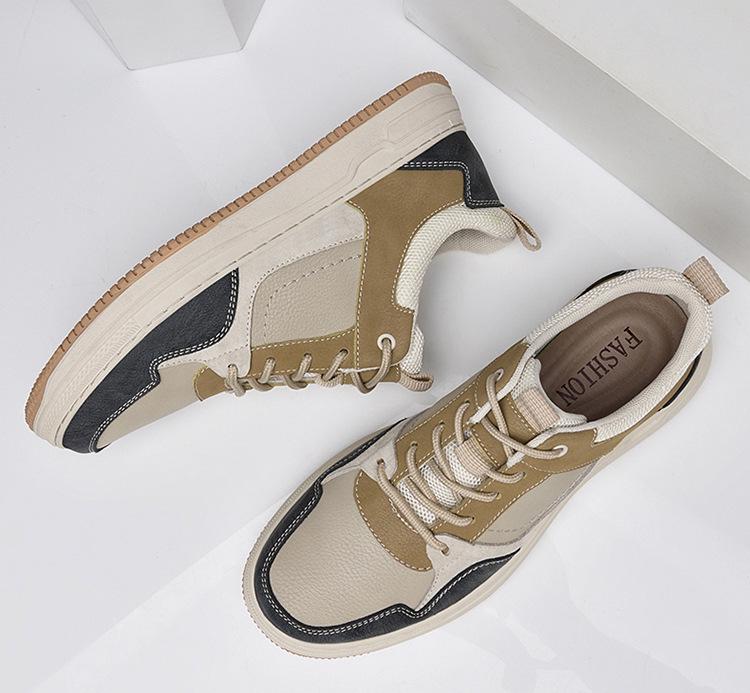 Men's Trendy Retro British Workwear Board Shoes – Breathable Outdoor Casual Footwear for Autumn
