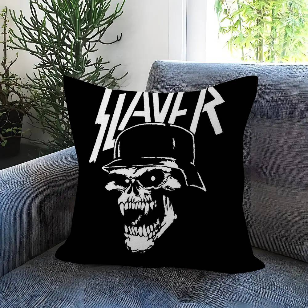 Classic Band Slayer Maple Design Cushion Cover Happy Autumn Harvest Decor Holiday Decorati Pillow Cover