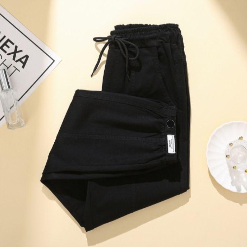 Joggers Cargo da Donna Taglie Forti Vita Elastica Pantaloni Affusolati Pantaloni Corti