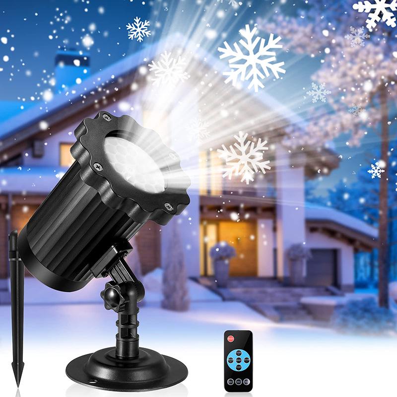 LED Snowflake Projector Light for Outdoor Christmas Decorations