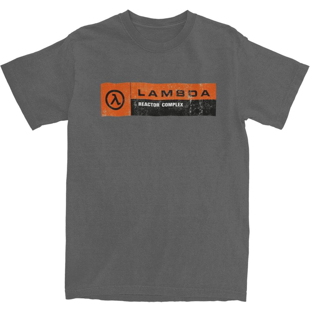 Paar T-Shirt Lustiges Spiel Halfs Lifes Lambda Reaktor Komplex Beschilderung T-Shirts Hip Hop Tees Streetwear Baumwollkleidung Geschenkidee