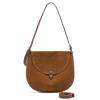 New Women's cowhide Genuine leather Crossbody Bag Fashiable large capacity Shoulder Shell Handbag Lady suede Underarm bag