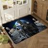 Cartoon S-Skibidi T-Toilet Floor Mat Soft Thickened Absorbent Non-Slip Bedroom Living Room Door Mat Home Decor Flannel Rugs
