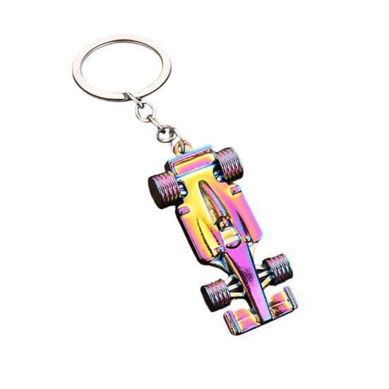 Creative Racing Keychain Race Car Pendant Keychains for Car Keys Purse Handbag Backpack Travel Bag Cool Keychains Gifts for Men Friends Teacher Car