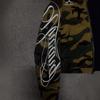 Suéter chaqueta de punto con estampado de camuflaje estilo hip hop de la costa oeste estadounidense, esquema de colores clásico, callejero, moda holgada
