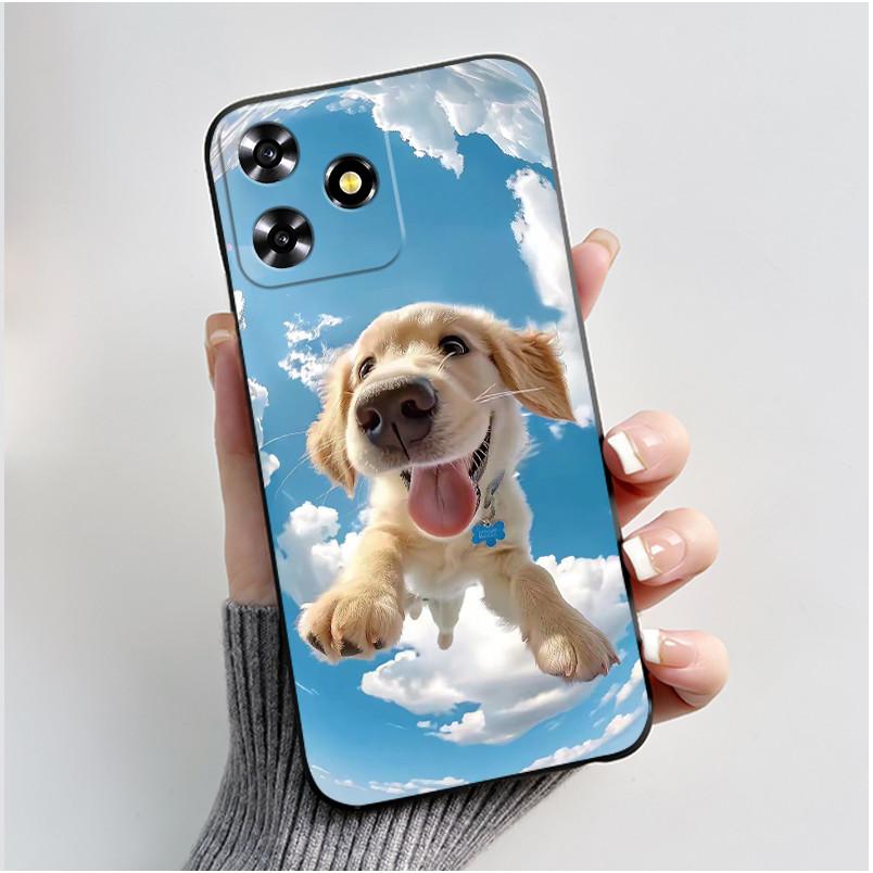 For ZTE Blade A73 4G Case Luxury Dragon Cute Cool Boys Girls Black Matte Soft Silicone Casing For ZTE Axon 50 Lite Bumper Cover