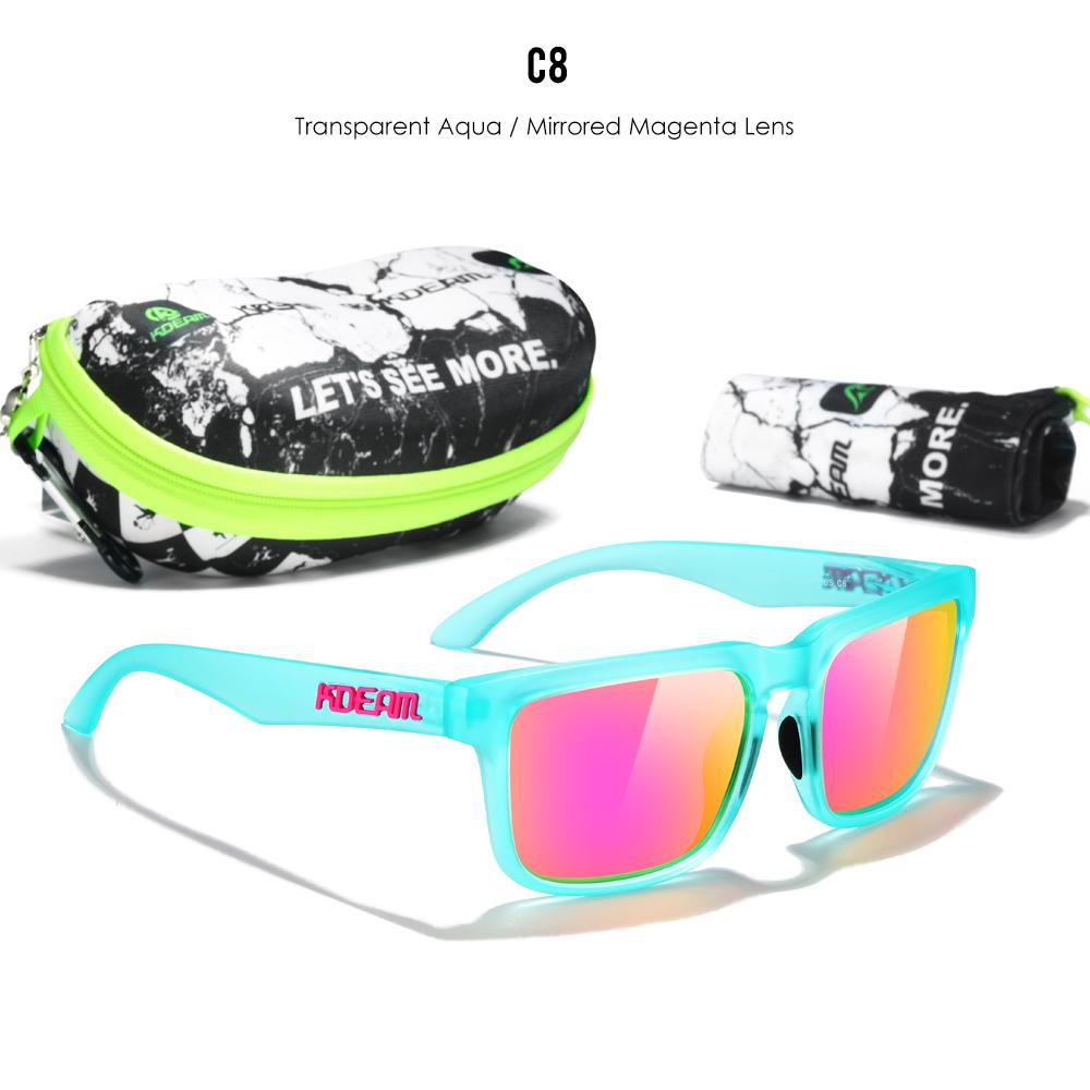 KDEAM Large Size Men's Sunglasses Polarized Photochromic Night Vision Goggles Oversized Sun Glasses With 154mm Width KD332 PLUS