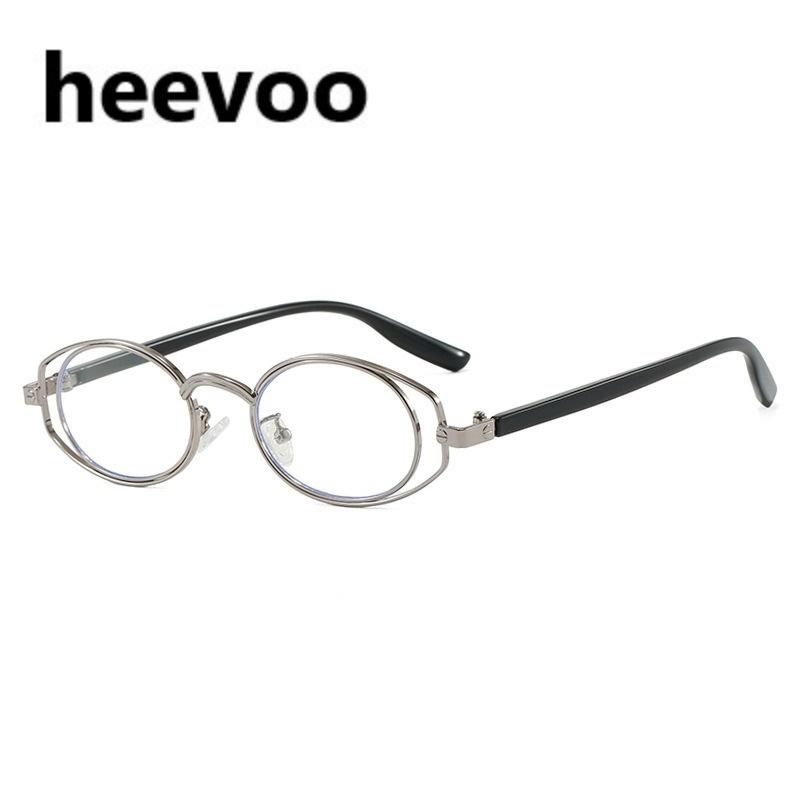 

Double Circle Oval Glasses Frame Women Brand Designer High-end Fashion Retro Computer Anti-blue Light Glasses Frame Female