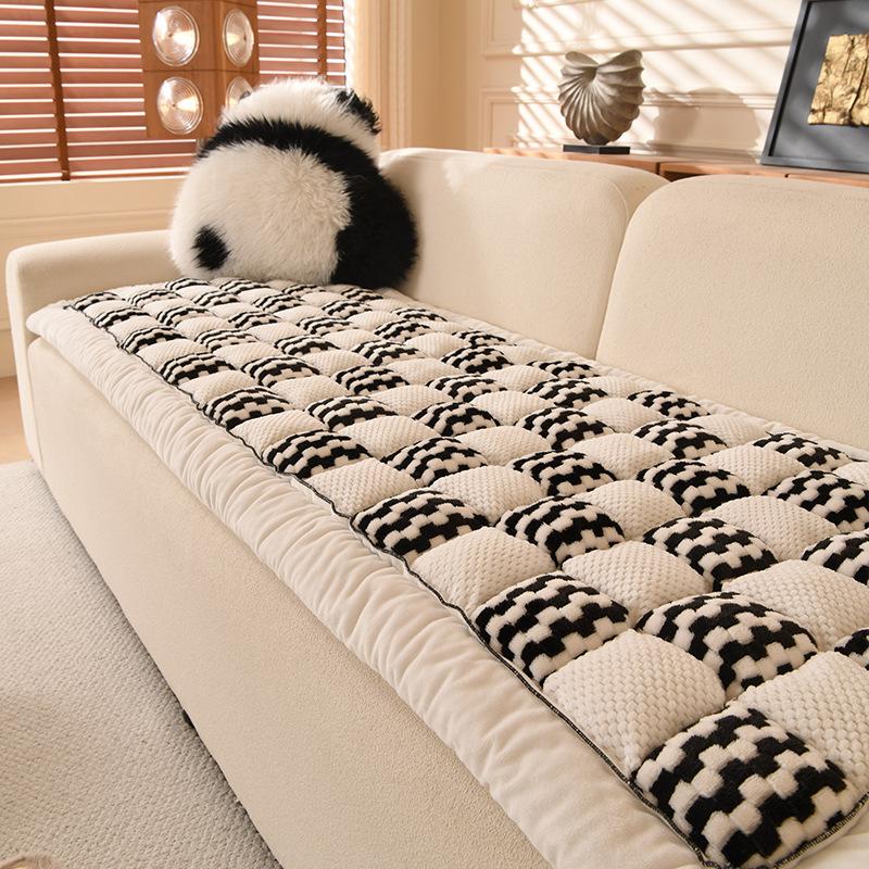 Steamed Bread Sofa Cushion Thickened Autumn And Winter  New Winter Non-Slip Solid Wood Seat Cushion, Leather Sofa Cushion For