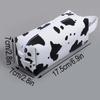 Leather Waterproof Pencil Case Zipper Portable Pencil Pouch Girl Stationery Organizer Student School Supplies Back To School