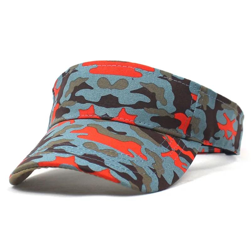 LDSLYJR Summer Cotton Print Visors Baseball Cap Adjustable Outdoor Sun Hat For Men and Women 24