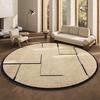 Teppiche im französischen Stil für Wohnzimmer Verdicken Waschbare Fußmatte Große Fläche Ankleidezimmer Runder Teppich Retro Schlafzimmerdekor Plüschteppich