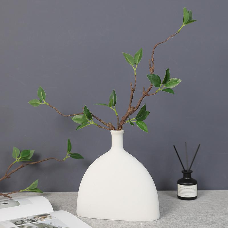 44Cm New Single Branch Dry Branch Sprout Simulation Green Plant European Home Decoration Single Branch Sprout Green Plant