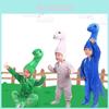 Barnens Tyrannosaurus Dinosauriekostym För Dansfester Och Cosplay