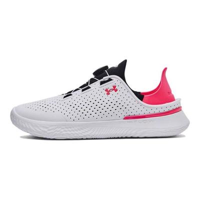 Ua Flow Slipspeed Trainer Syn Boa Lace-Free Durable Breathable Low-Top Training Shoes Unisex Sneaker White Black Red 3027049-104