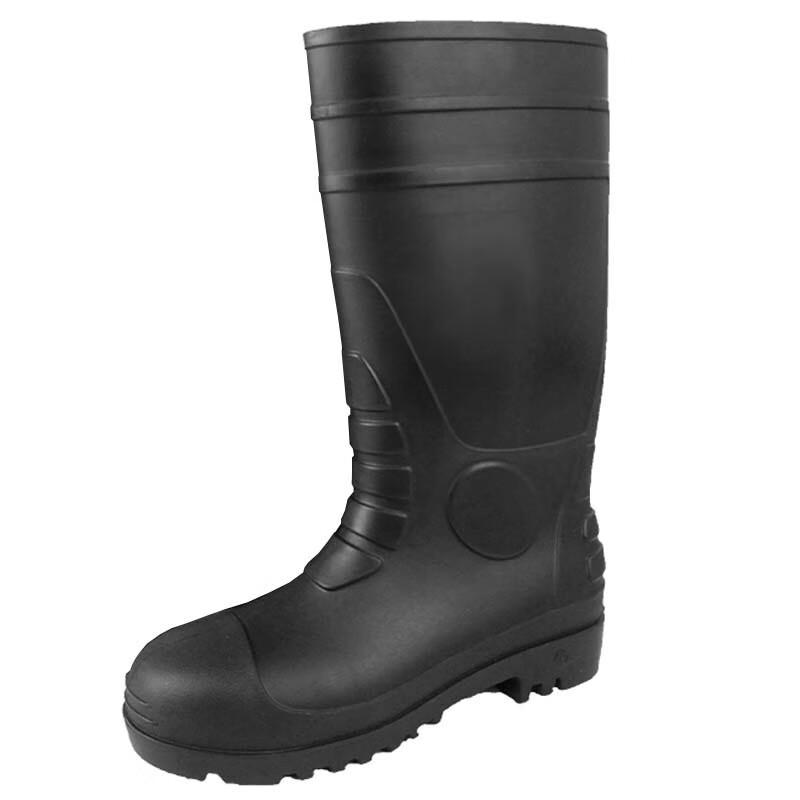 Junyou PVC Steel Toe & Sole Industrial Safety Rain Boots 41