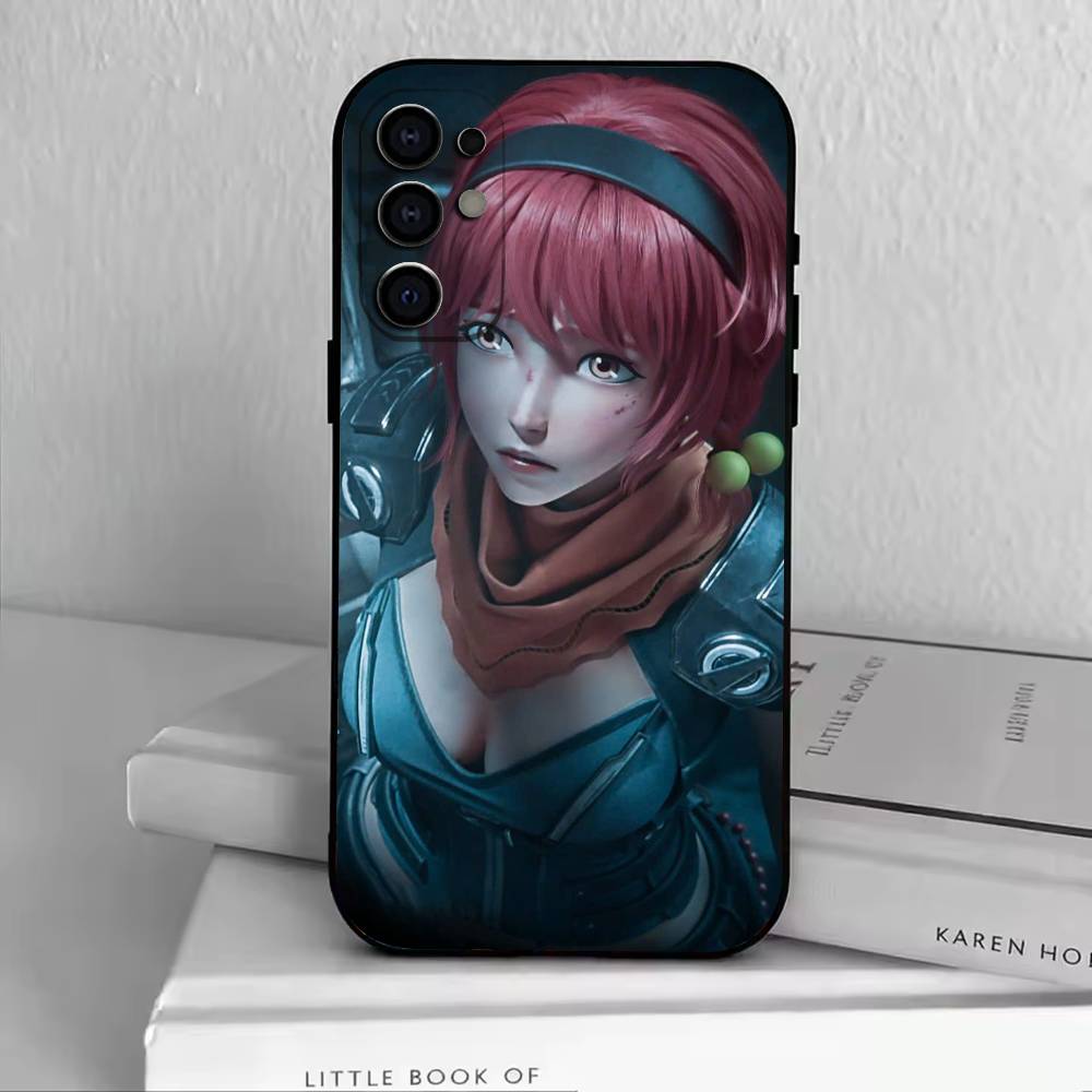 L-Ling Cage Phone Case For Samsung S25,S24,S21,S22,S23,S30,Ultra,S20,Plus,Fe,Soft Silicone Black Cover