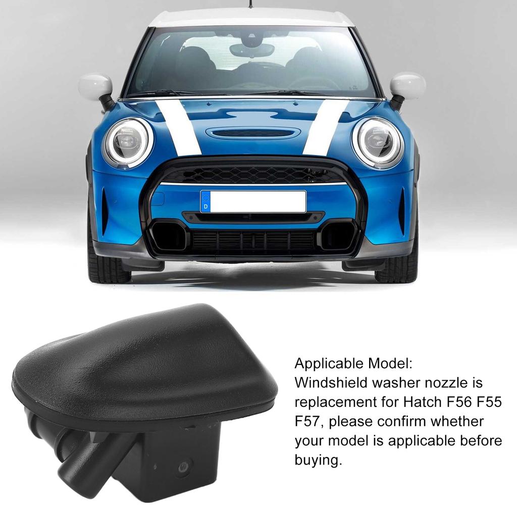 Heated Windscreen Washer Nozzles 61667410756 Left Right  Washer Nozzles for Hatch F56 F55  Washer Nozzles