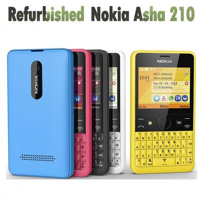 Refurbished Nokia Original Nokia Asha 210 2013 Mobile Phone With 2 SIM