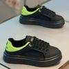 Men's Shoes, Autumn New Low-top Platform White Shoes Round Head Versatile Board Shoes Breathable Casual Shoes Ok