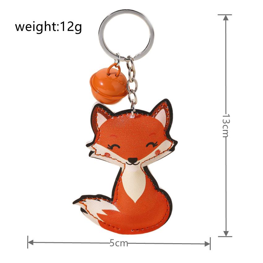 Cute Cartoon Cat Keychains PU Material Lovely Cat Funny Keychain Children Schoolbag Zipper Puller