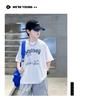 Boys' Summer 2026 Trendy Cool Casual Short-Sleeved T-Shirt - Lightweight, Loose, Versatile, and Breathable.