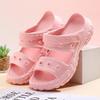 Ladies Summer Casual Wear Thick-soled Cool Slippers Fashionable Soft-soled Beach Versatile One-word Drag
