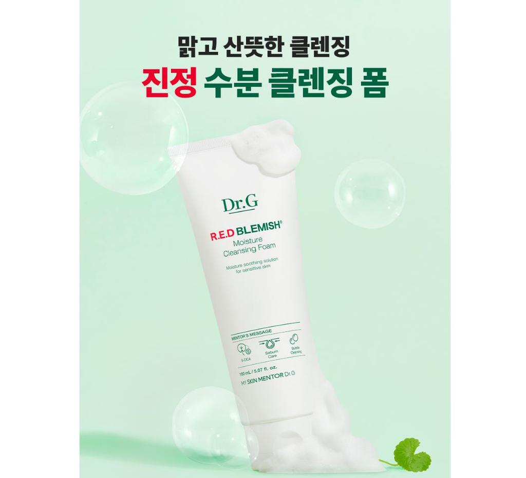 Dr.G Red Blemish Moisture Čisticí pěna 150 ml / Čisticí prostředek na obličej