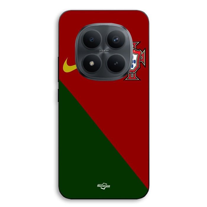 Coque de téléphone - MANIACASE - Xiaomi Redmi Note 15 Pro Plus 5G - Silicone TPU - Noir - Portugal maillot Nike