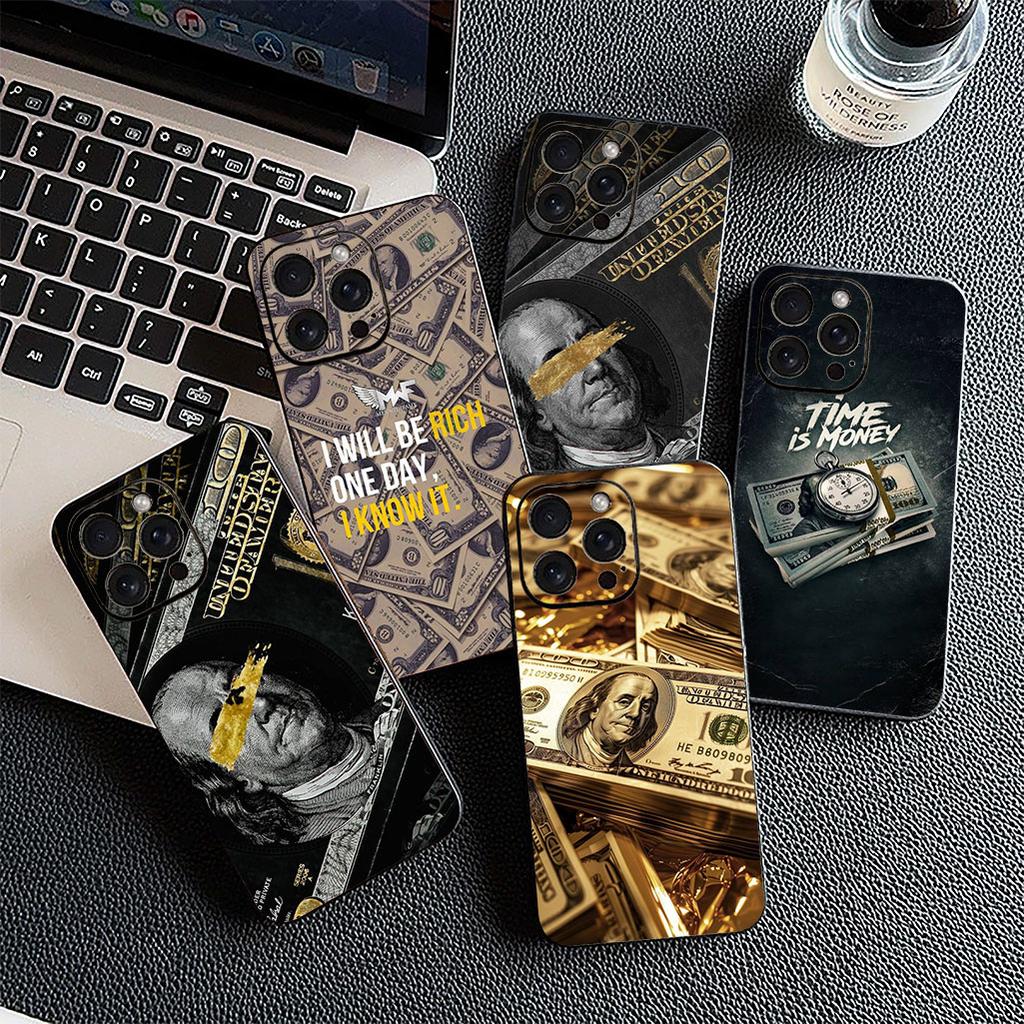 for Motorola Moto G86 G57 G67 G24 G15 G54 Power G13 G14 G34 G35 G45 G60 G53 G55 G64 G75 G72 Case Moneys 100 Dollars Wallpaper