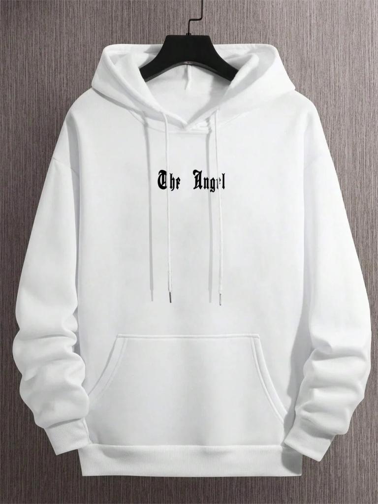 Wing-print Men Women Pullover Hoodies Outdoor Street Casual Hip-hop Trend Sport Gothic Autumn Winter Warm Sweatshirt Clothes Top